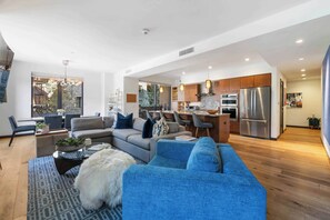 TV, fireplace - The Lion Vail - E203 (Vail)