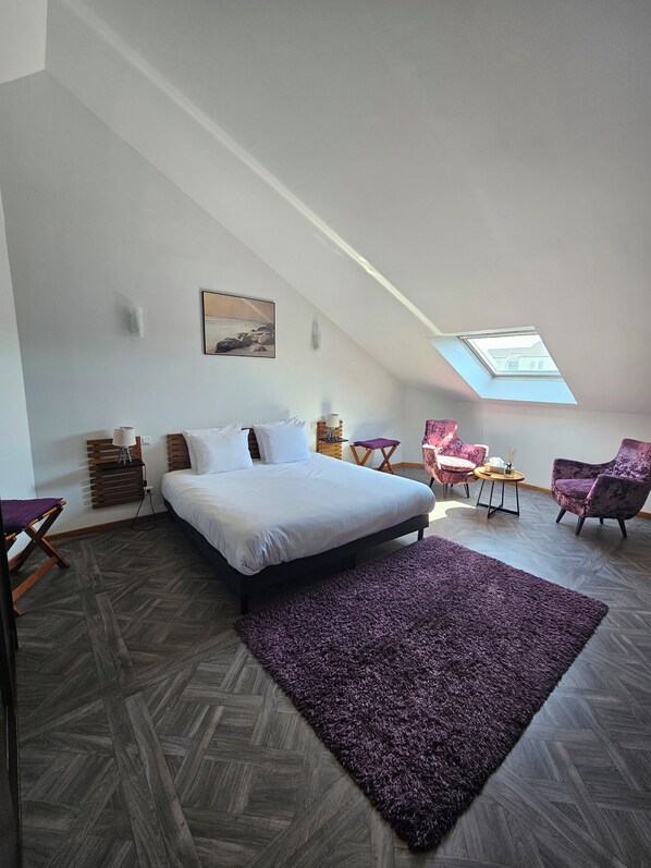 Chambre Double | Bureau, espace de travail pour ordinateur portable, Wi-Fi gratuit