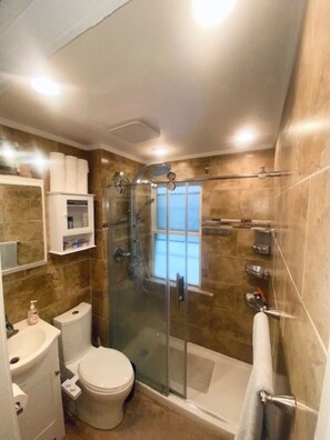 Hair dryer, bidet, towels, soap - The Man Cave Oasis (Rochester)