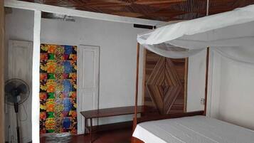 Basic Double Room Single Use, 1 Large Twin Bed, Ocean View