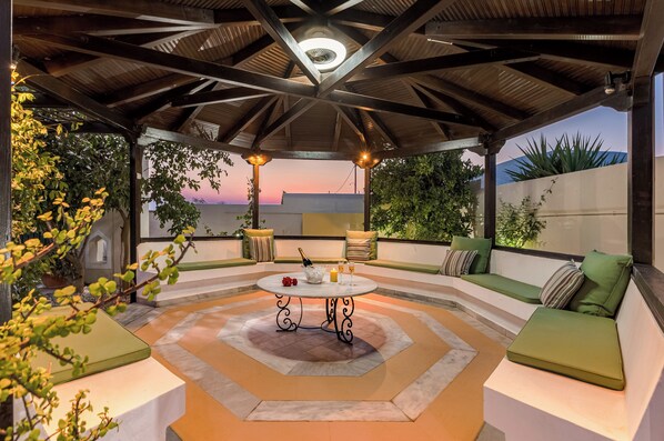 Overnattingsstedets uteområder