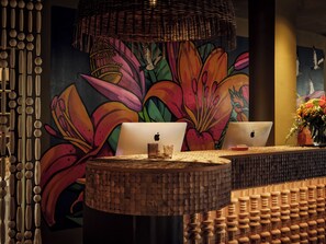 Kiosk voor inchecken/uitchecken