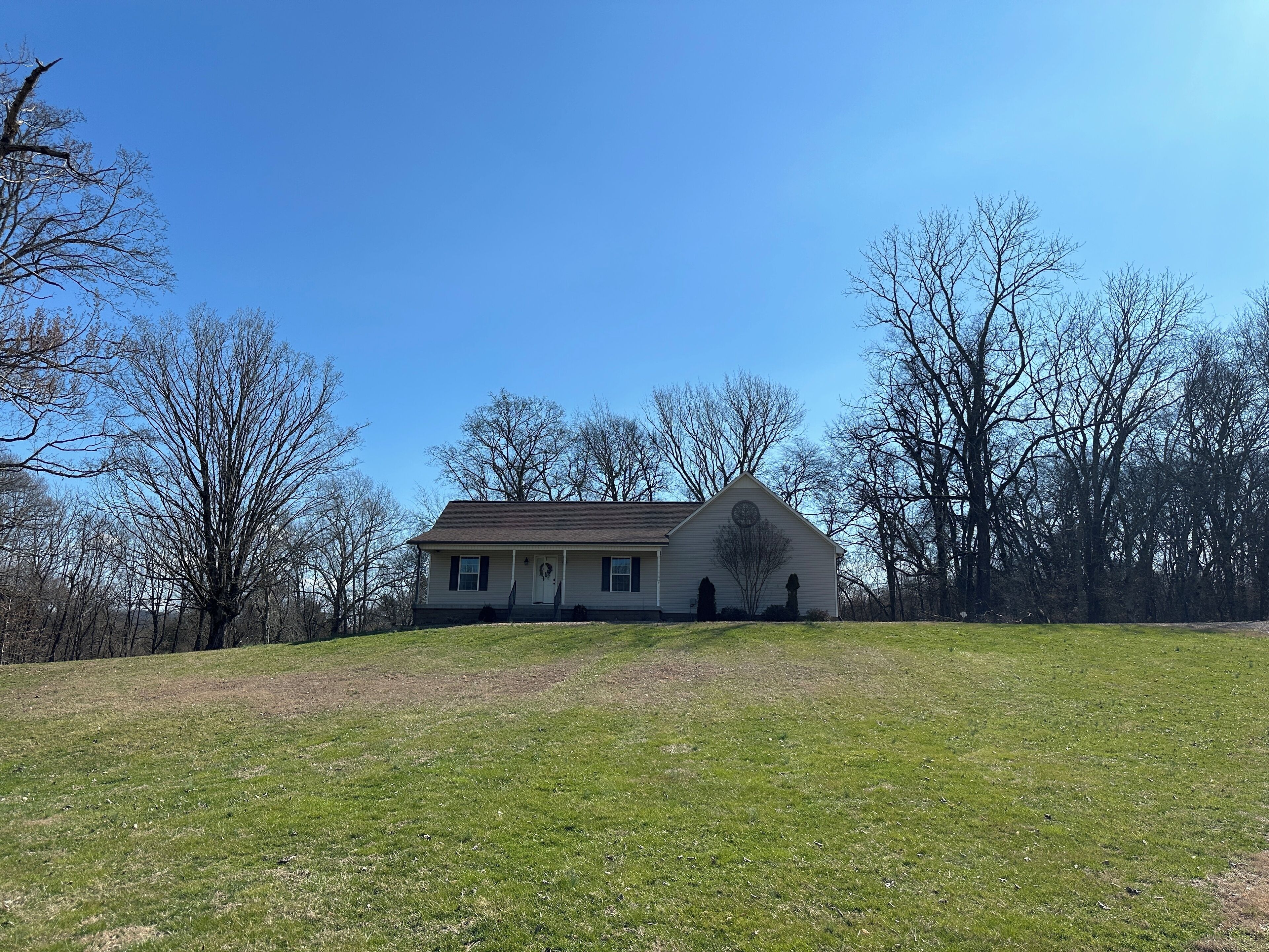 Peaceful farmhouse on 100 acres.