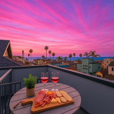 MB Oceanviews and Rooftop Deck 2BR w/ Parking