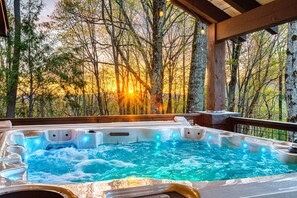 Bain à remous extérieur