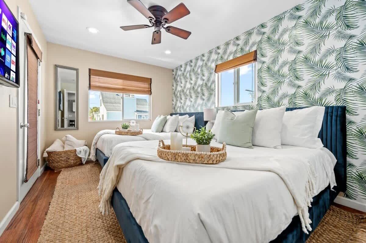 8 bedrooms, iron/ironing board, travel crib, WiFi