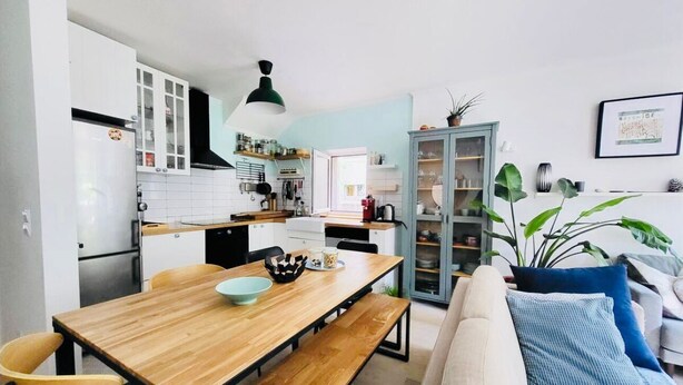 Deluxe Townhome | Living area - Large 2 bedrooms house with parking (Luxembourg City)