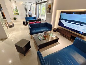 Sitteområde i lobbyen