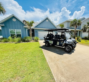 Property grounds - Beach Escape w/ 2 Golf Carts & MIL Suite (Port St. Joe)