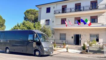 Fassade der Unterkunft