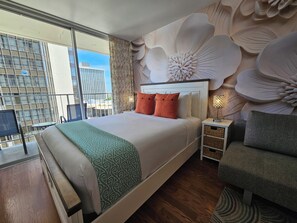 1 habitación, tabla de planchar con plancha, wifi gratis y ropa de cama