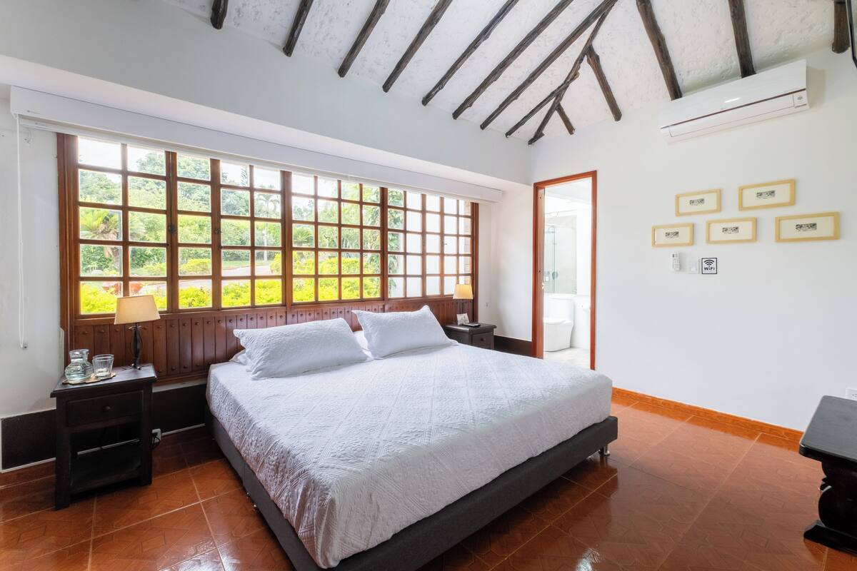 컴포트 더블룸, 정원 전망 | 1 개의 침실, 암막 커튼, 무료 WiFi