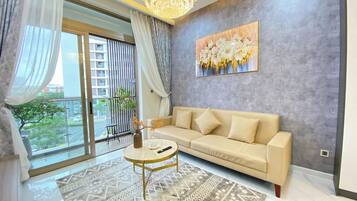 Phòng Suite dành cho gia đình, 4 phòng ngủ, quang cảnh hồ bơi, góc | Quang cảnh từ phòng