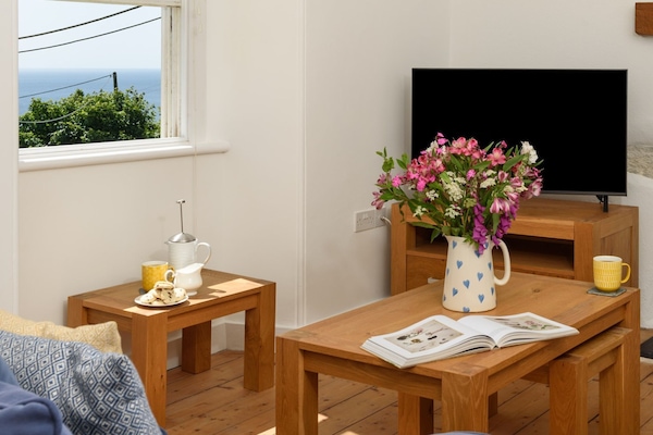 Sitting room with sea views