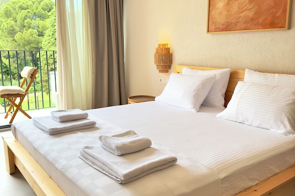 Habitación Deluxe doble, vistas al parque | Escritorio, espacio para trabajar con un portátil, wifi gratis