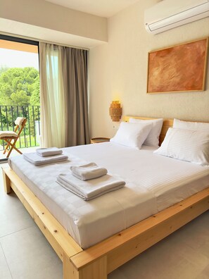 Doppia Deluxe, vista parco | Una scrivania, postazione laptop, Wi-Fi gratuito