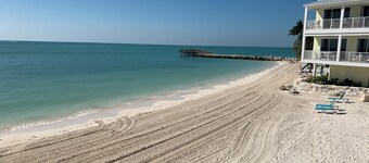 Extremely Rare Private White Sand Beach Front Unit on the Ocean