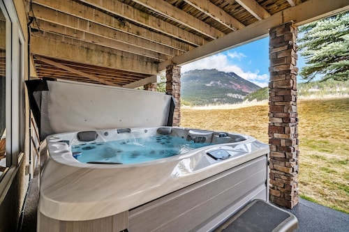 Misty Mountain Retreat | Pool/Hot Tub | Fireplace