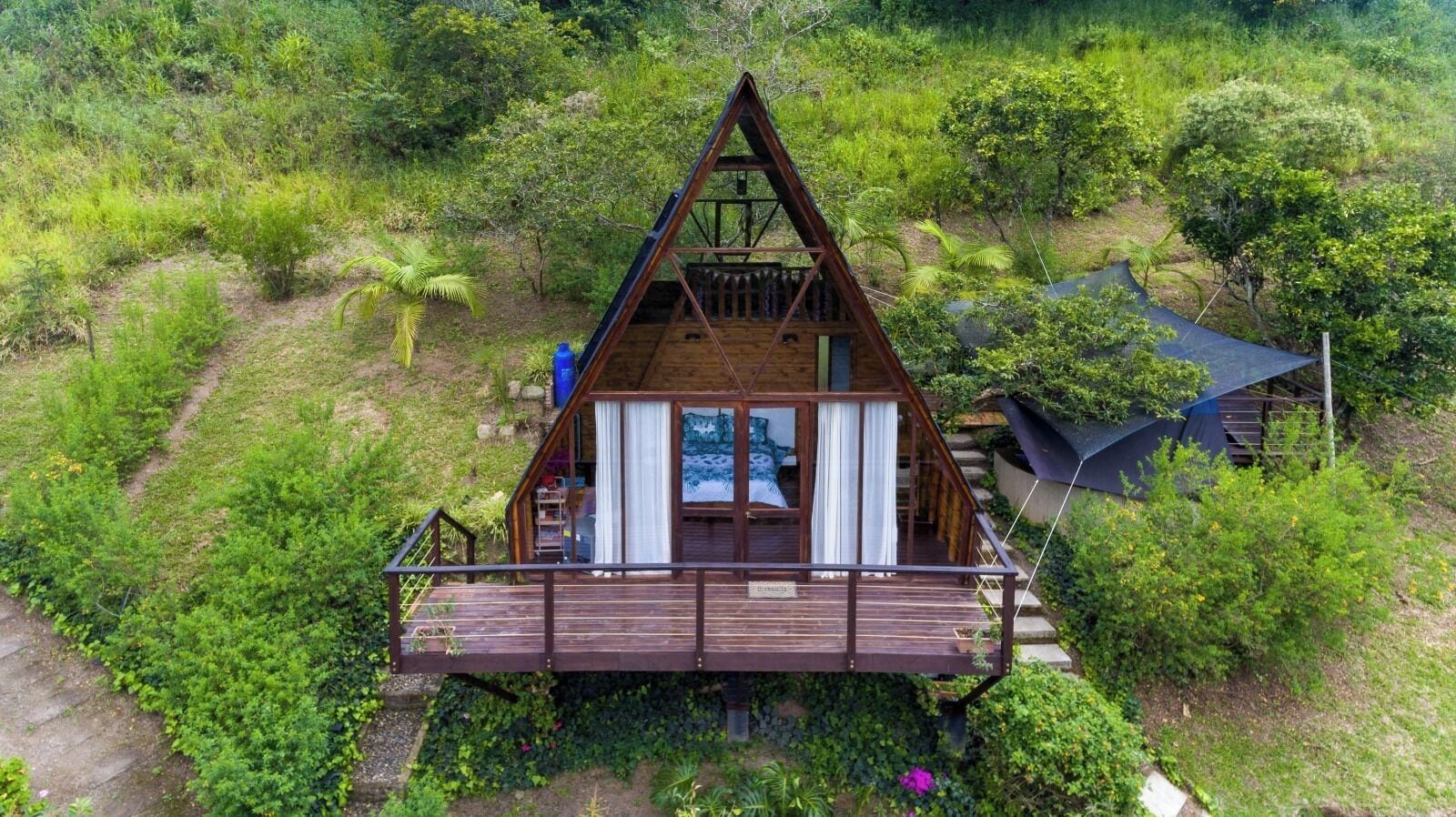 Deluxe Cabin, Balcony, Mountain View | 1 bedroom, down duvets, minibar, individually decorated