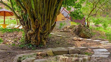 豪華小屋, 花園景觀 | 1 間臥室、獨特裝潢、布置獨特、免費無線上網
