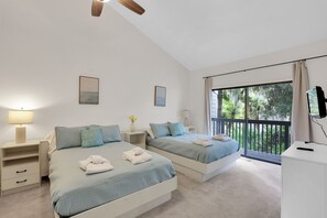 2 habitaciones, tabla de planchar con plancha, cuna de viaje y wifi 