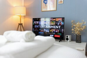 Apartment | 1 Schlafzimmer, Bügeleisen/Bügelbrett, Babybetten, kostenloses WLAN