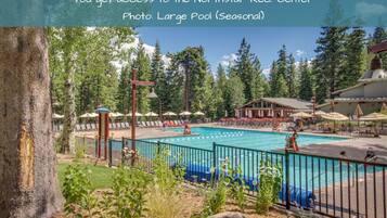 Een verwarmd zwembad