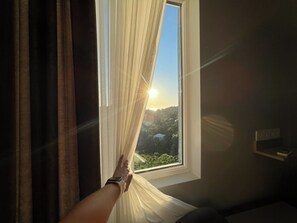 Basic Double or Twin Room, Sea View | Mountain view