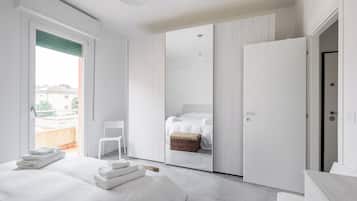 Apartamento | Tabla de planchar con plancha, wifi gratis, ropa de cama
