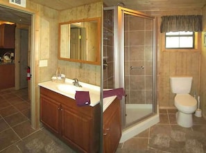 Shower, towels