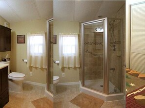 Shower, towels
