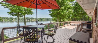 Rustic Hills Retreat...a scenic home on beautiful lake front property.  