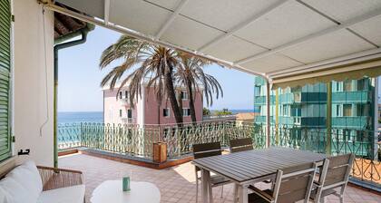 Apartment 'Wonderful Flat By Sea Chez Monique' with Sea View, Private Terrace and Wi-Fi