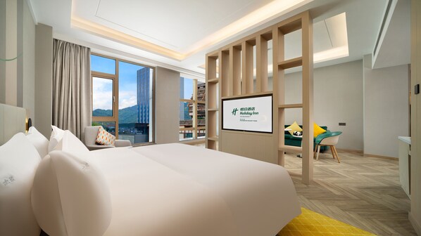 Suite, 1 King-Bett, Bergblick | Zimmersafe