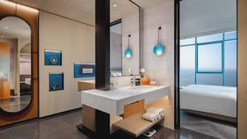 Down duvets, free minibar, in-room safe, blackout curtains