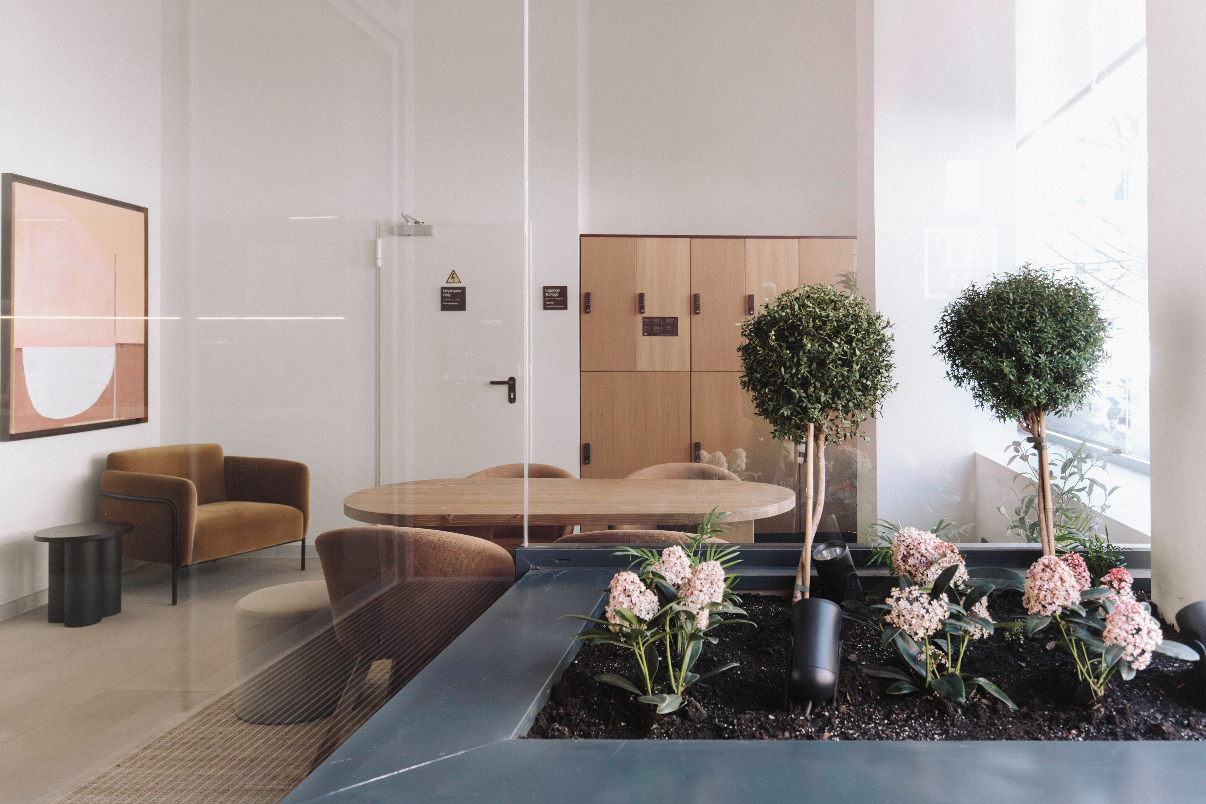 Entrada al alojamiento