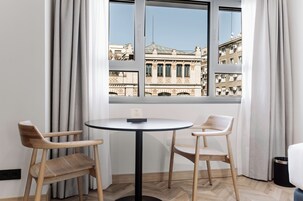 Studio | Living area | 50-inch flat-screen TV with digital channels