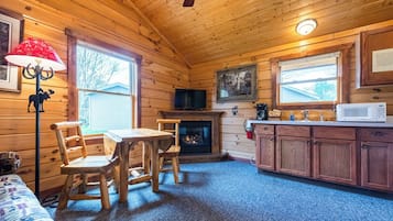 TV, fireplace, offices