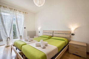 2 habitaciones y ropa de cama
