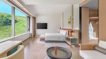 Down duvets, minibar, in-room safe, iron/ironing board