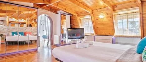 7 chambres, accĂšs au Wi-Fi (inclus), literie fournie