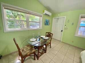 Dining - The Sea-Garden is a tucked away studio villa with a garden view and patio.  (George Town)