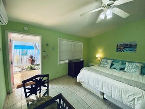 1 bedroom, WiFi, bed sheets - The Sea-Garden is a tucked away studio villa with a garden view and patio.  (George Town)