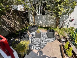 Terrace/patio - Garden apartment, town center not far from the station  (Hendaye)