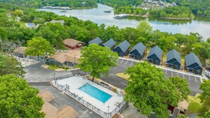 Exterior - Boat Dock Waterfront Lake Cabin Slide w/ Pool Swim (Branson West)