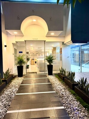 Facciata della struttura