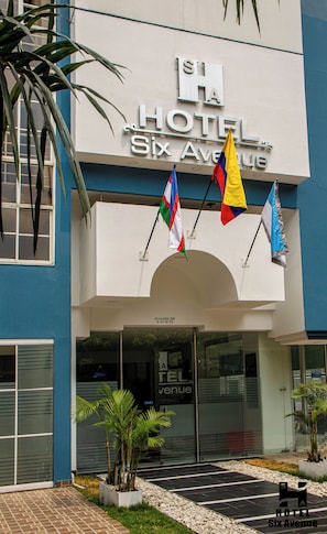 Façade de l’hébergement