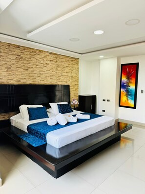 Literie hypoallergénique, coffres-forts dans les chambres