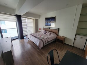 Appartement Confort, vue sur la ville | Accès au Wi-Fi (inclus), literie fournie