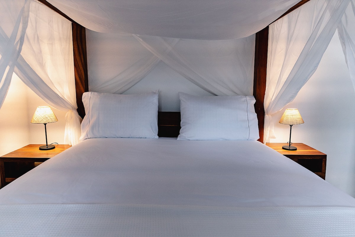 Premium bedding, pillowtop beds, individually decorated